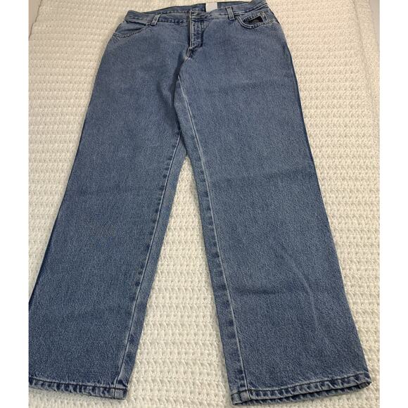 Harley Davidson 100% Cotton Size 12R 12 R Classic Women's Blue Jeans EUC - Picture 2 of 12